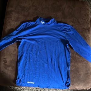 Size Large Under Armour Cold-gear long sleeve T-shirt! Royal Blue!